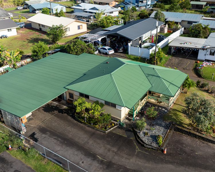 aerial side view from driveway.s